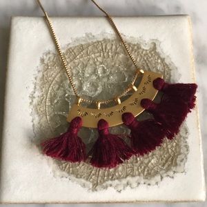 Madewell adjustable tassel necklace